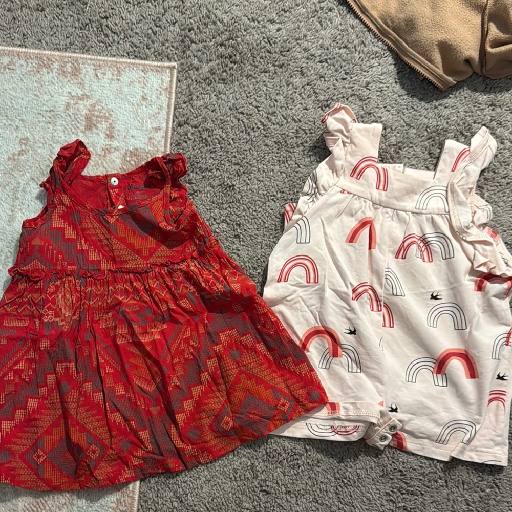 Cute romper and dress - 2t